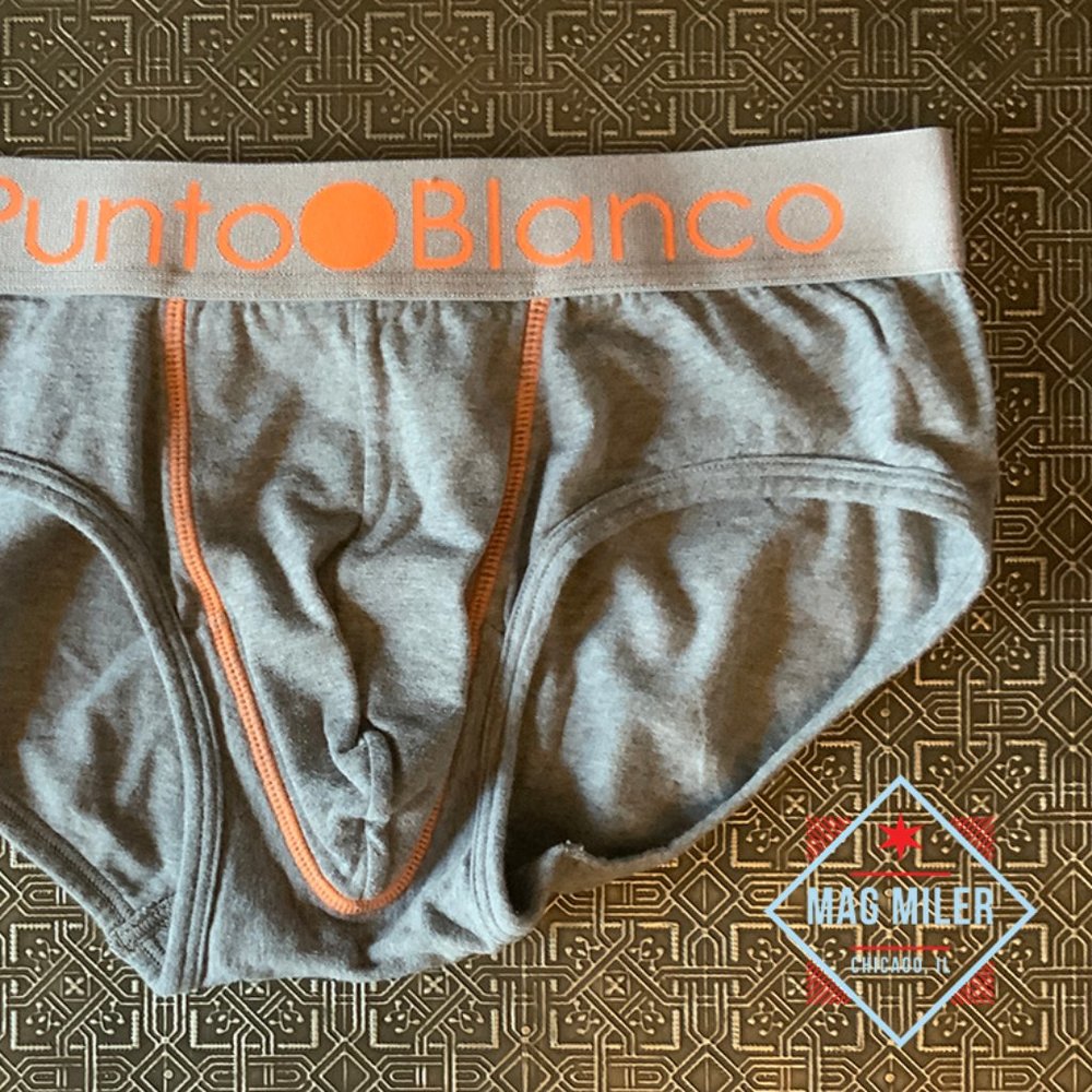 PUNTO BLANCO GREY ORANGE BRIEF, MED